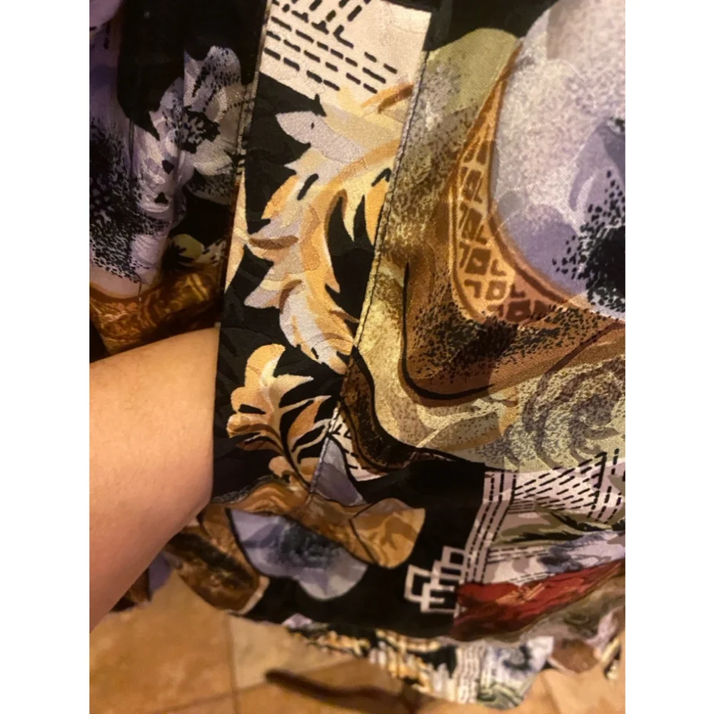 FUDA INTERNATIONAL silk bomber jacket size S see measurements - Picture 7 of 8